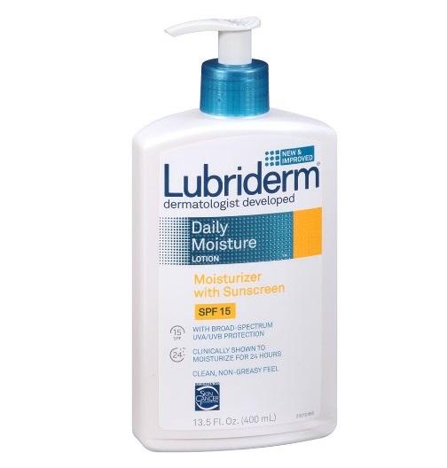 Lubriderm Daily Moisture Lotion with Sunscreen SPF 15 (13.5 fl.oz / 400