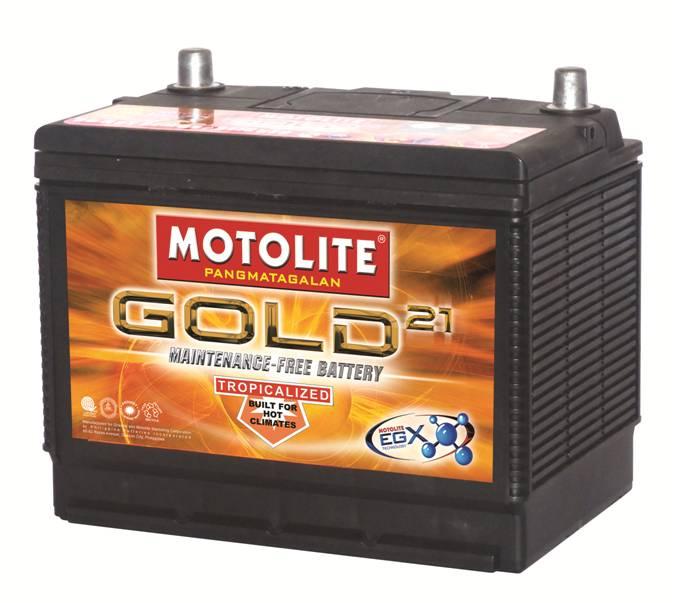 Motolite Gold NS40 REVERSE (21mos warranty) Maintenance Free Car