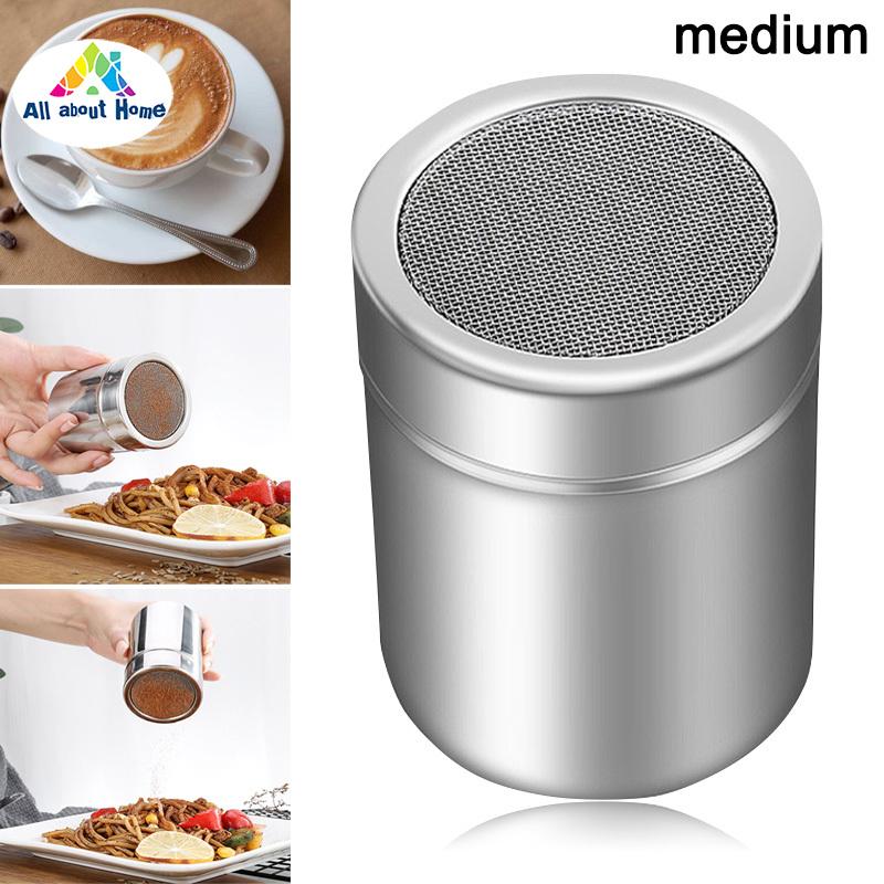 Functional Stainless Steel Chocolate Shaker Icing Sugar Salt Flour Coffee Sifter for Kitchen Craft 