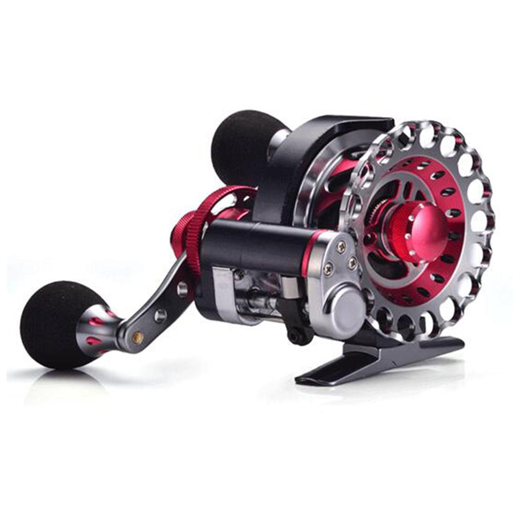 Fly Reel Automatic Wire Spread 10+1 BB Aluminum Alloy Left/Right Hand Ice Fishing Raft Reel
