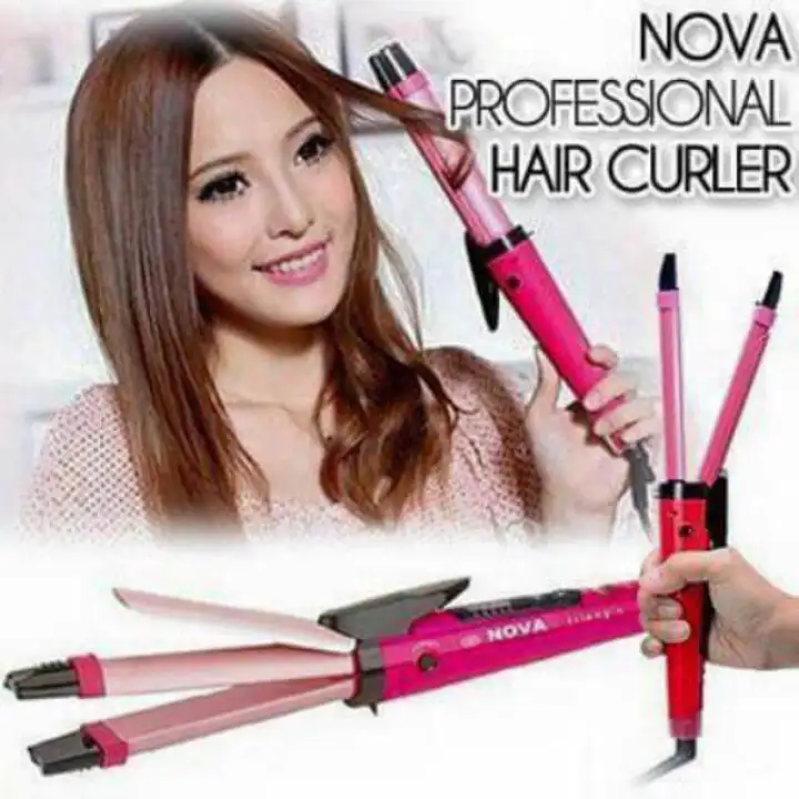 how to use nova 2 in 1 straightener and curler