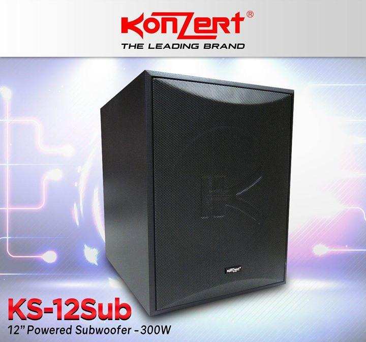 Konzert KS12SUB 12" 300W Active / Powered Subwoofer Lazada PH