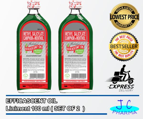 EFFICASCENT OIL Liniment Regular 100ml Set of 2 Lazada PH