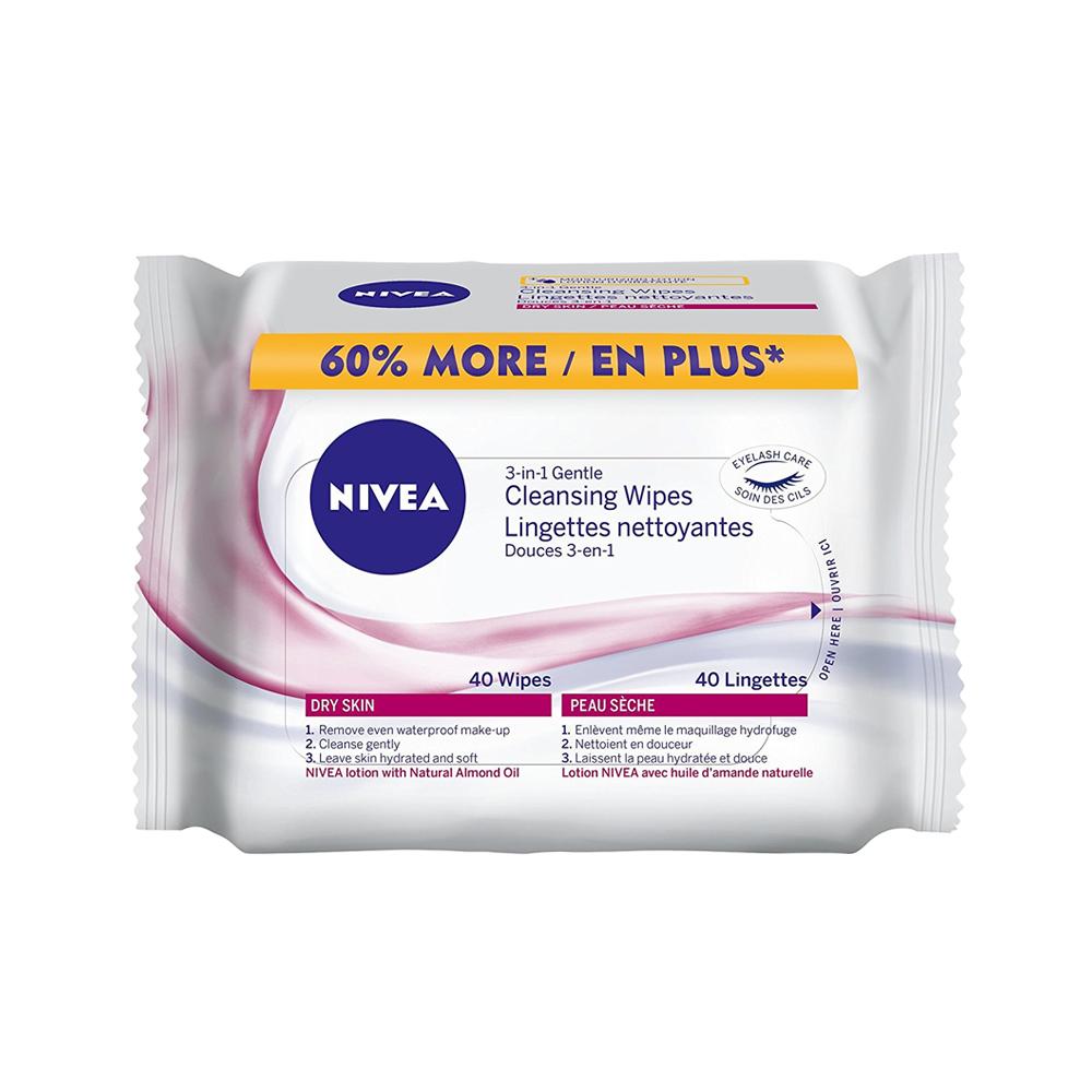 Nivea 3in1 Gentle Cleansing Wipes 40's Lazada PH