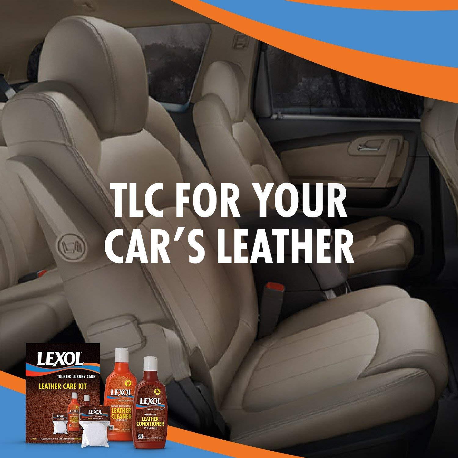  Lexol Leather Cleaner and Conditioner and Sponge Kit