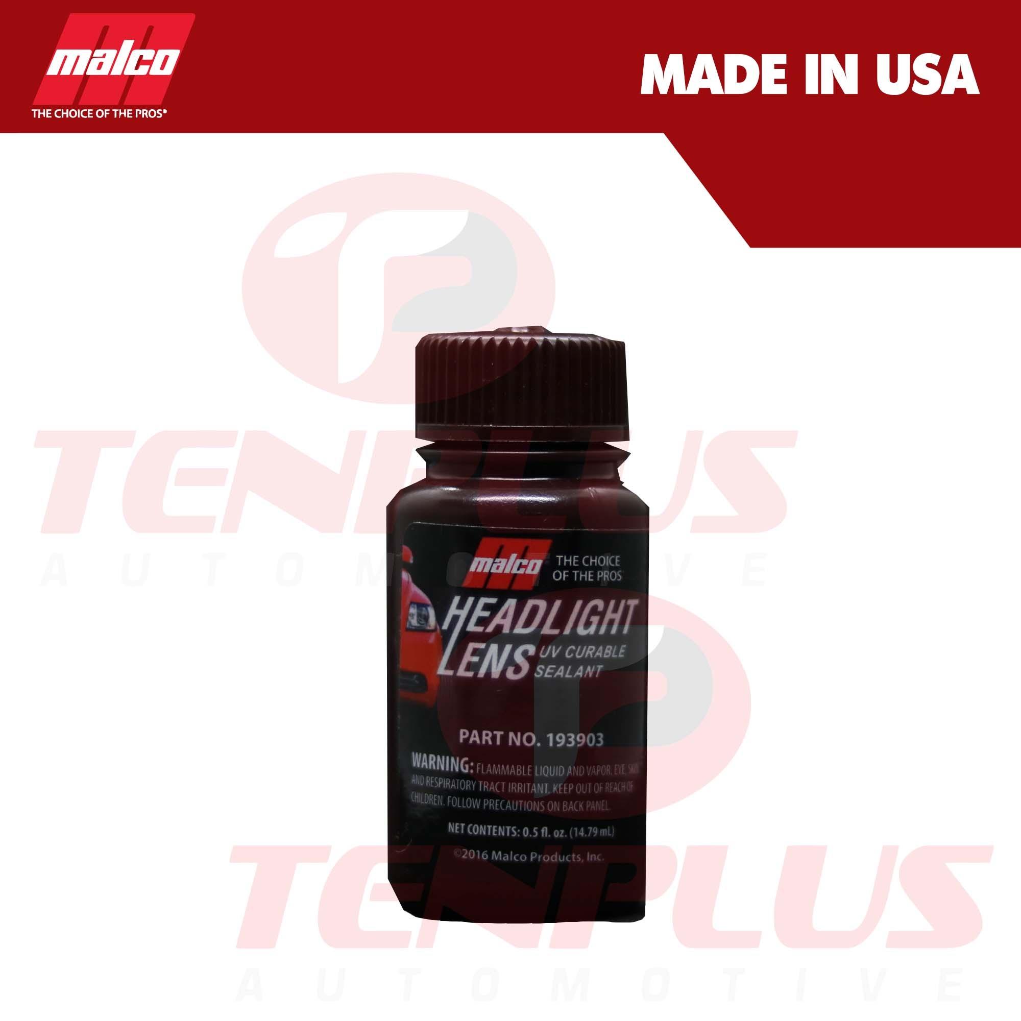 Malco Headlight Lens UV Curable Sealant 0.5 fl oz Lazada PH