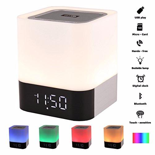 table lamp with alarm clock