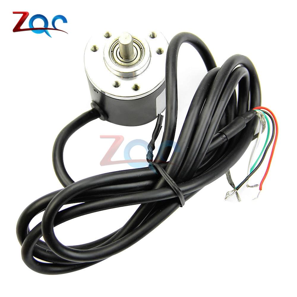 1000P/R 1024P/R 600P/R 400P/R 360P/R 200P/R 100P/R Encoder  Incremental Rotary Encoder AB phase encoder 5V-24V Two Phases Shaft