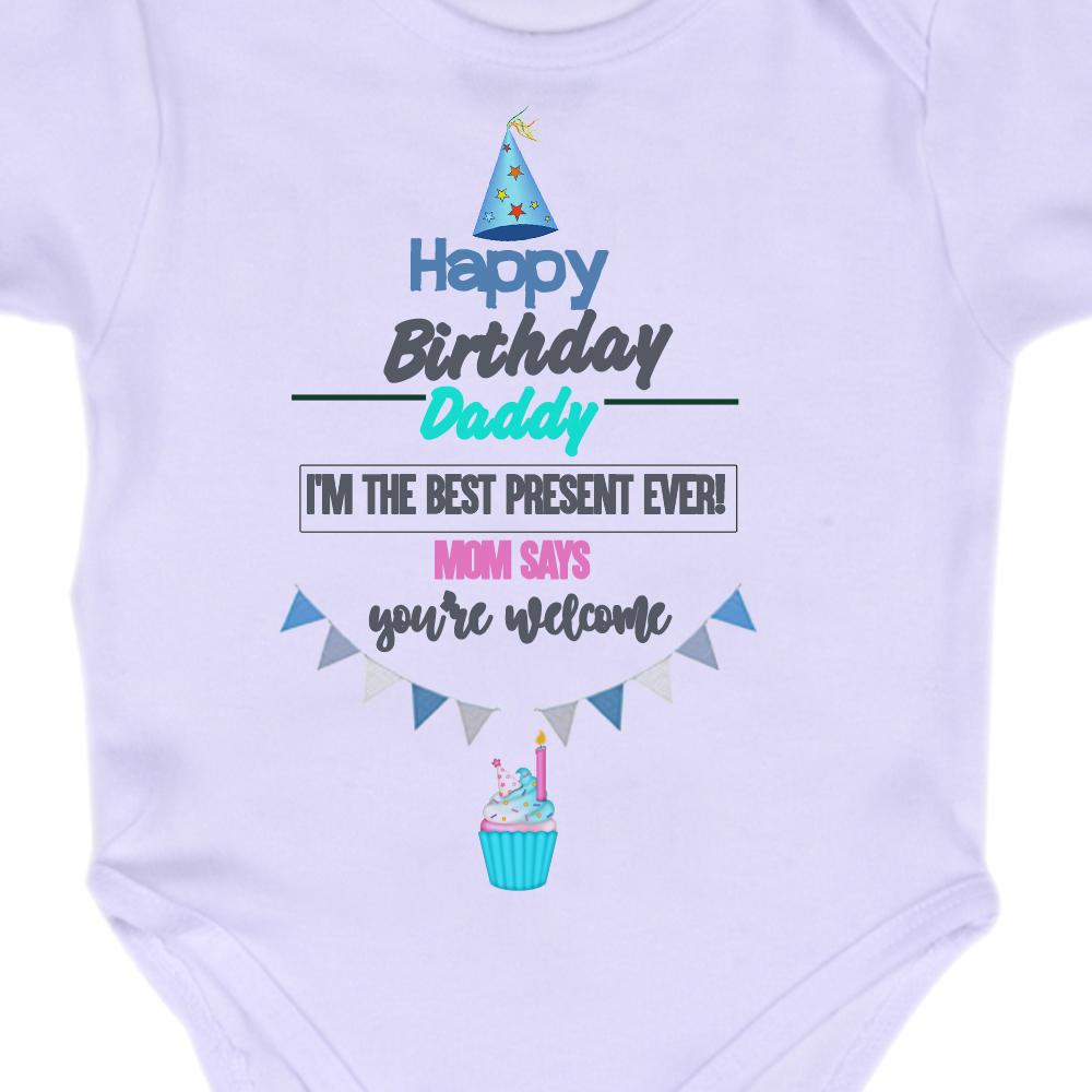happy birthday onesie
