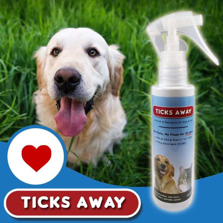Ticks Away 100ml Pet Spray for dogs & cats anti tick (garapata