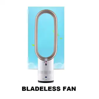 Bladeless Electric Fan With Remote Control No Leaf Fan Shaking