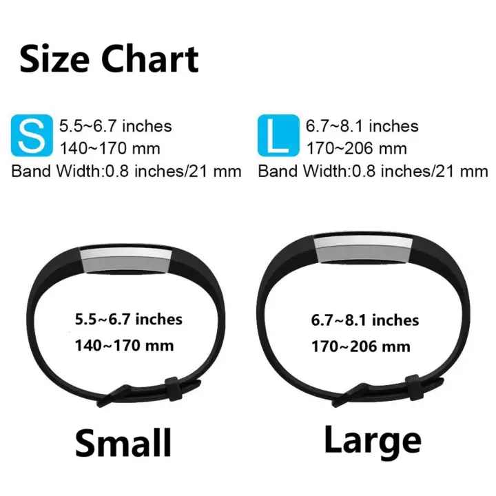 Fitbit Alta Wrist Size Chart