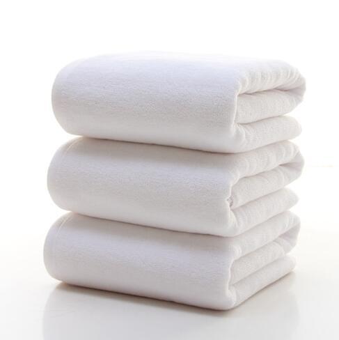 Dài 2 M * 1 M Rộng Dày Chữa Cháy Bệnh Viện Khăn Tắm Massage Giường Khách Sạn Cung Cấp Khăn 100% Cotton Trắng