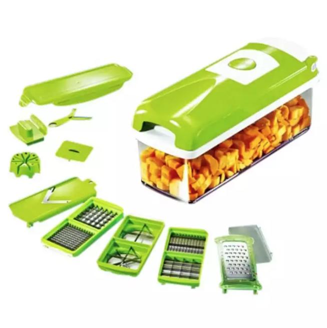 Nicer Dicer Plus Multi-Chopper Set Vegetable-Fruit Cutter/Slicer