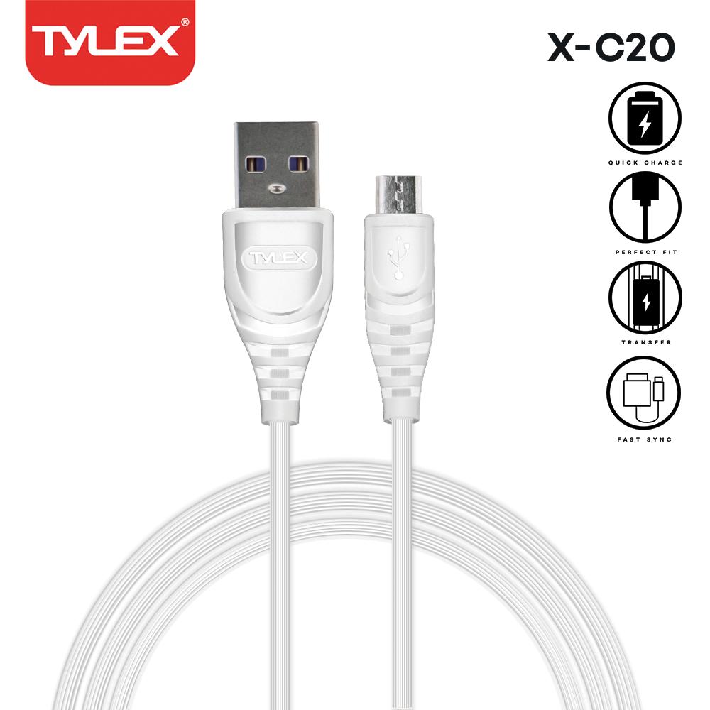 Tylex X-C20 1M Micro USB Data and Charging Cable for Android Phone/Tablet PC