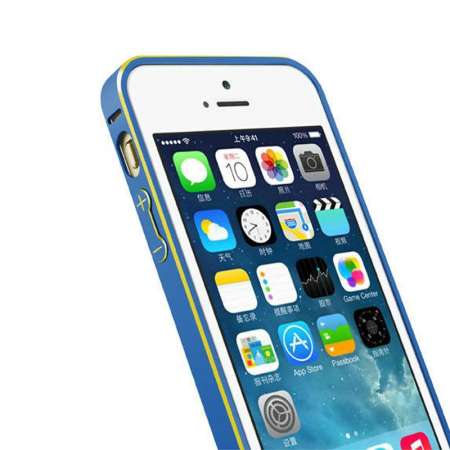 รัก MEI ซื้อหนึ่งแถมหนึ่ง Apple 5S ตรงขอบ双色扣โลหะแบบกรอบ iPhone 5S เคสมือถือถุงป้องกันอลูมิเนียมยาก SE เบาเป็นพิเศษบางเฉียบระบายความร้อนเรียบง่ายน้ำผู้ชายและผู้หญิง