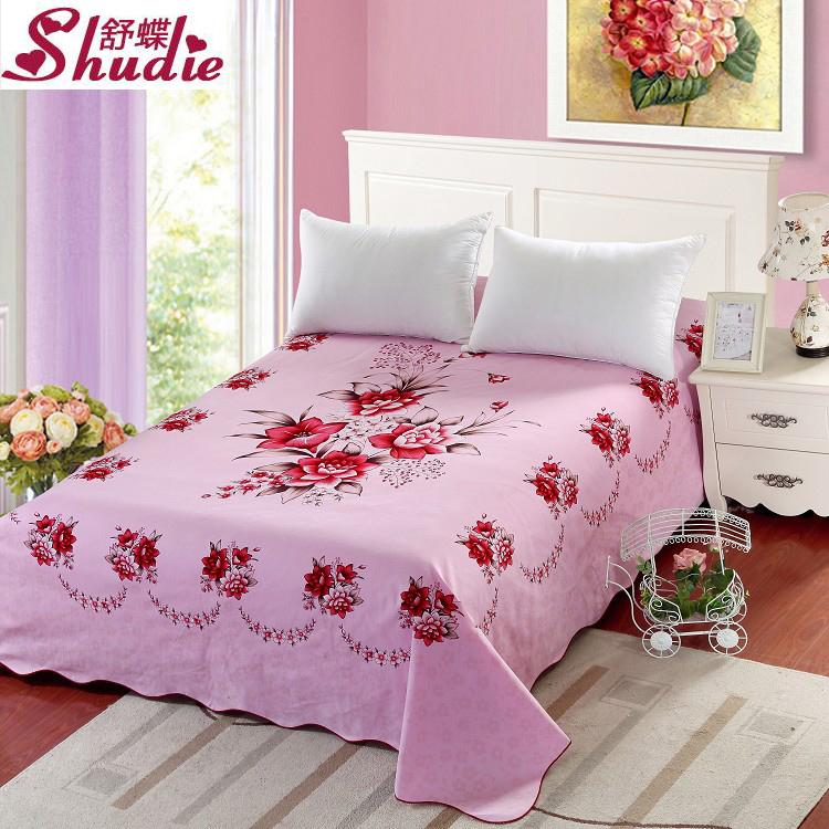 Shudie 100% Cotton Đơn Chiếc Giường Đôi Dày Ga Trải Giường