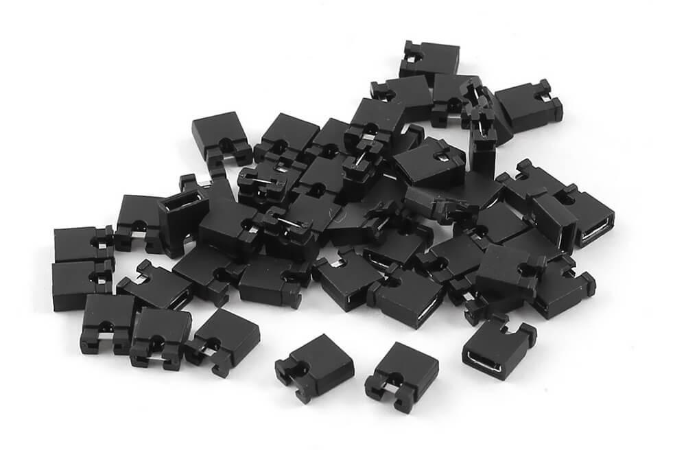 10 Pcs 2.54mm Standard Circuit Board Shunts Short Jumper Caps Arduino