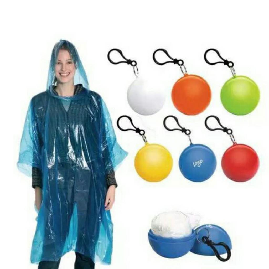 Mikimi# Portable Raincoat Ball Keychain (random color) | Lazada PH