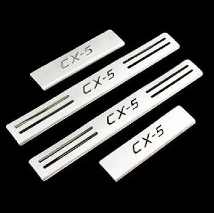 High Quality Stainless Steel Scuff Plate Door Sill Trim For Mazda Cx 5 Cx5 2013 Car Accessories