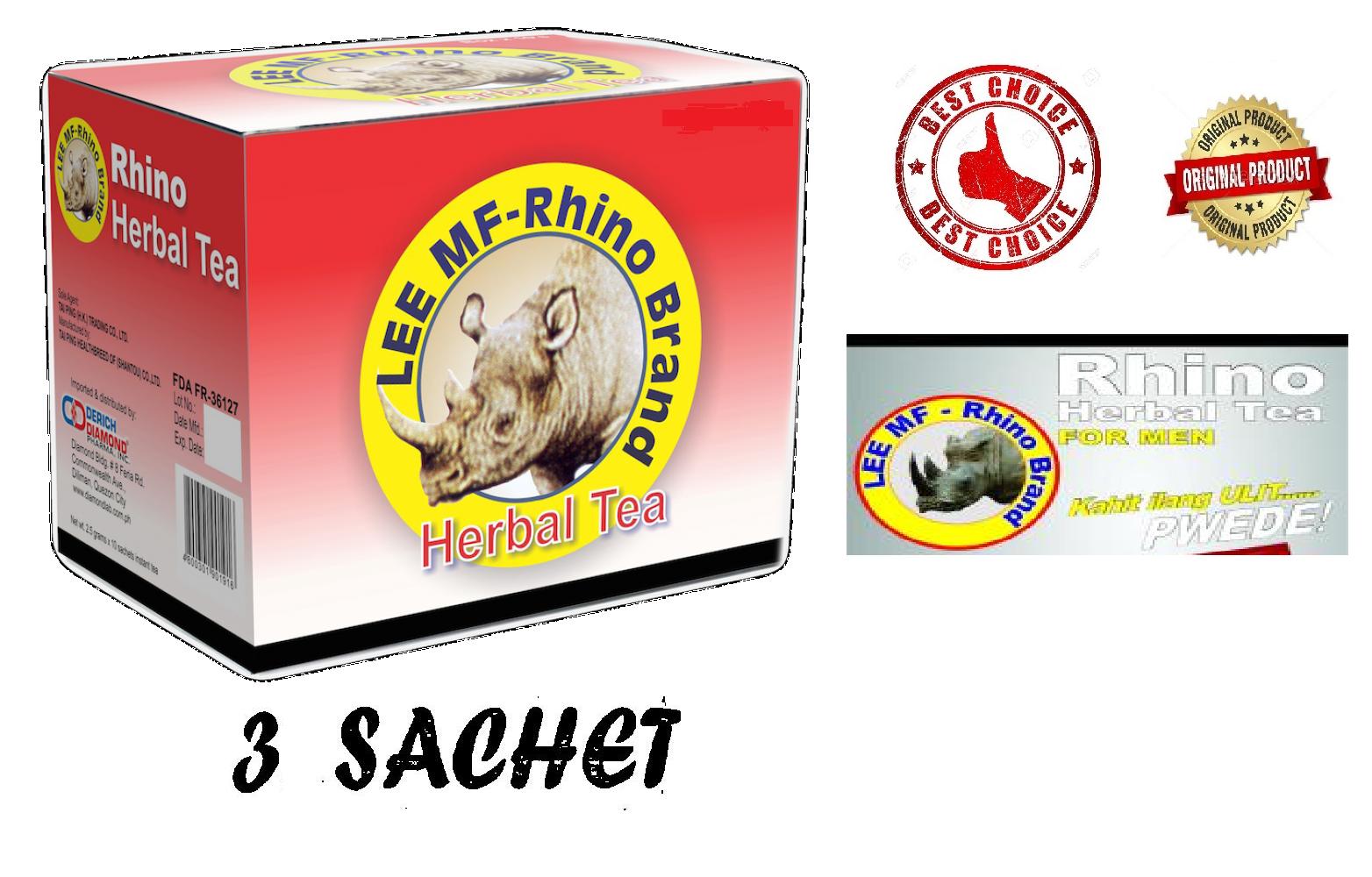 RHINO HERBAL TEA SACHET OF 3 Lazada PH