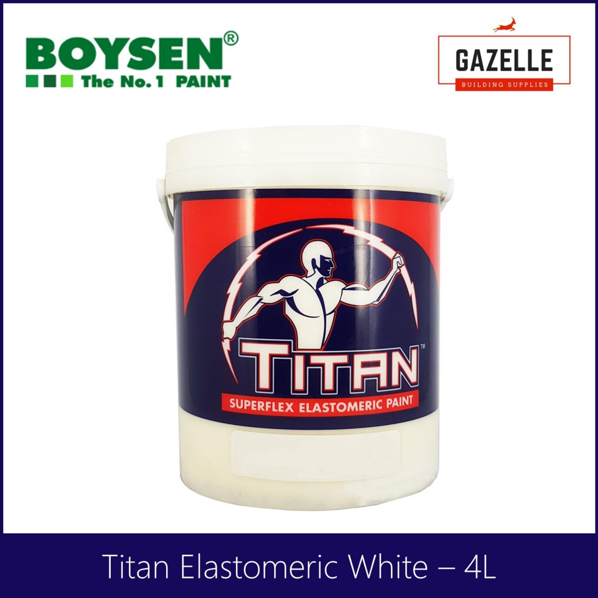 Titan Elastomeric Paint White 4L Lazada PH