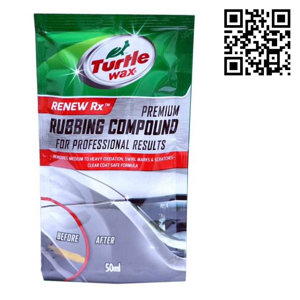 Turtle Wax Premium Rubbing Compound 50mL