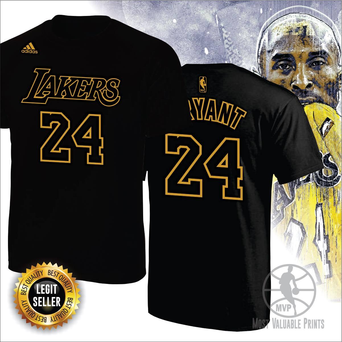 adidas Originals Men's Short-sleeve Kobe Bryant Los Angeles Lakers