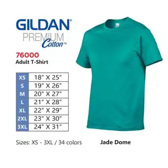Gildan Boxer Brief Size Chart