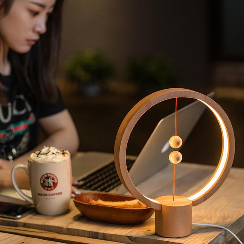 Xi đánh giày ĐÈN LED Ánh Sáng Ban Đêm Từ Treo Cân Bằng Đèn Hành Cân Bằng Đèn Trang Trí Nhà Phòng Ngủ Văn Phòng Đèn Đọc Sách Xmas Tặng