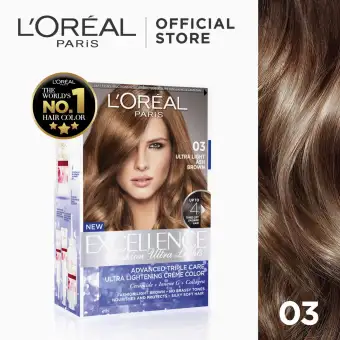 Excellence Fashion Ultra Lights Hair Color 03 Ash Brown World S