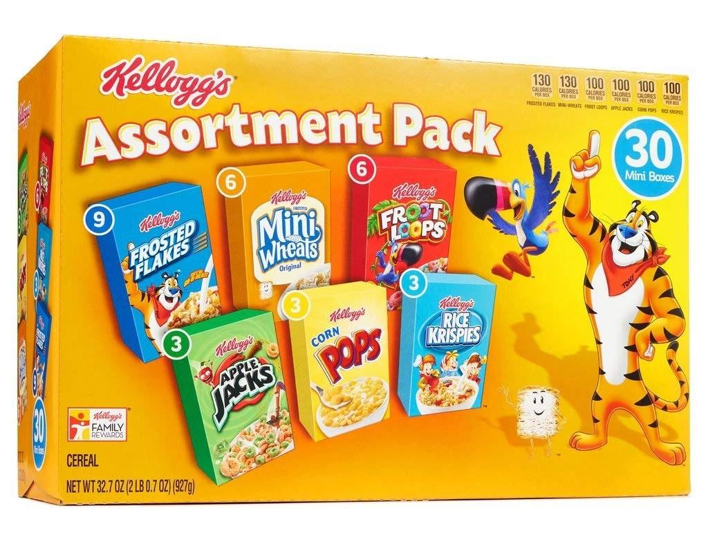 Kellogg's Cereal Assorted Pack (30 Mini Boxes) 32.7oz Lazada PH