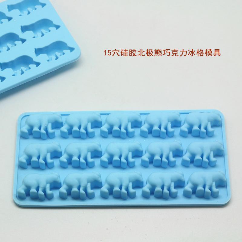 Sô Cô La Khay Làm Đá Silicone Bộ Tạo Khuôn Hình Bánh Trang Trí Hạt Xúc Xắc Động Vật Hoạt Hình Tiếng Anh Loại Dài Hươu Silicone Dụng Cụ Mài