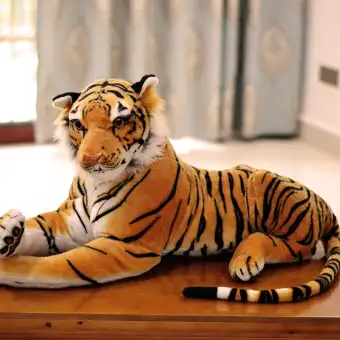 Model Big Tiger Doll Stuffed Animal Toy 