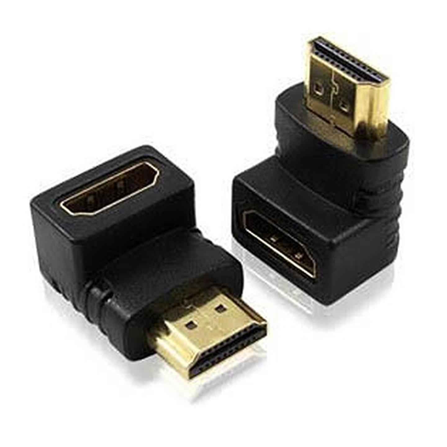 HDMI Male To HDMI Female Cable Adapter Connector L Type | Lazada PH