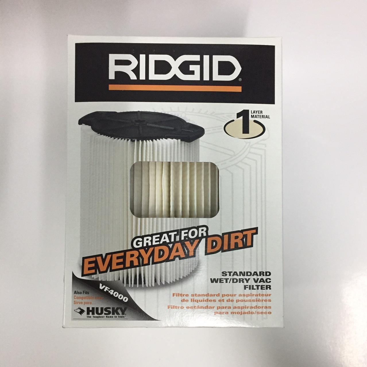 RIDGID Vacuum Filter VF4000 Standard Wet/Dry Vac Filter Lazada PH