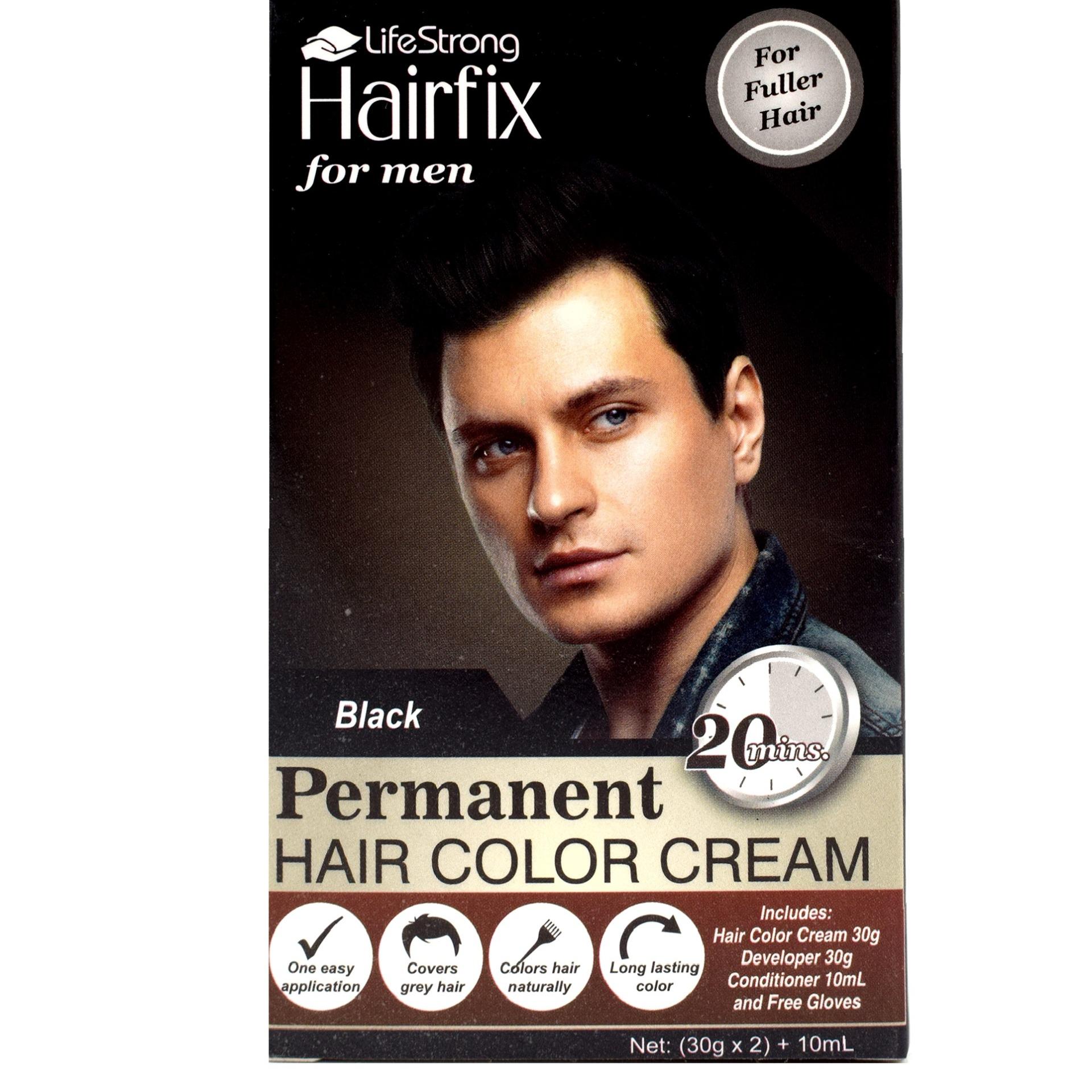 HAIRFIX BLCK HAIR COLOR CREAM MEN 60ML Lazada PH