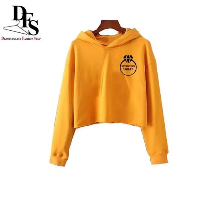 lazada crop top hoodie