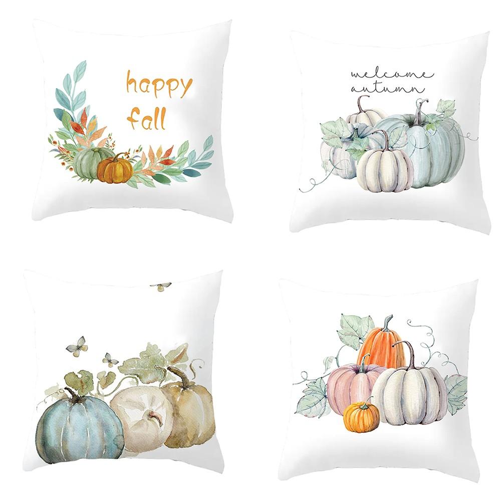 4 PC Halloween Nhà Xe Giường Sofa Trang Trí Chữ Gối Đệm Finleystore