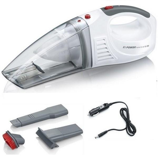 SEVERIN 3-in-1 battery handheld vacuum cleaner S 'POWER home & car Li 20,  handheld vacuum cleaner wet/dry with strong 7.4 V Li-ion battery, car  vacuum