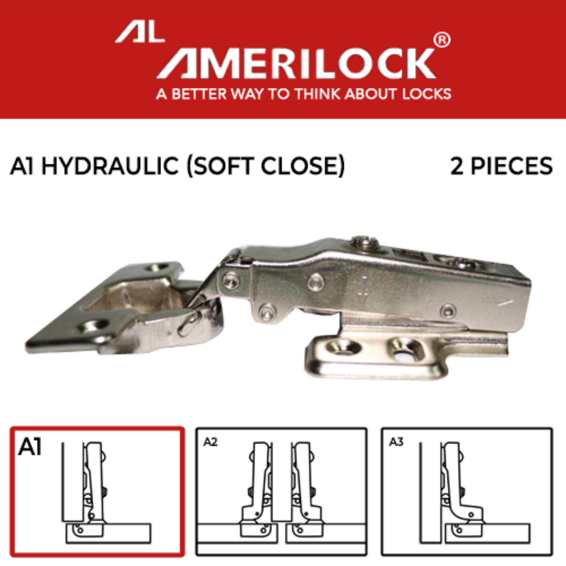 Amerilock Hydraulic Concealed Hinges A1 Pair (Soft Close) Lazada PH