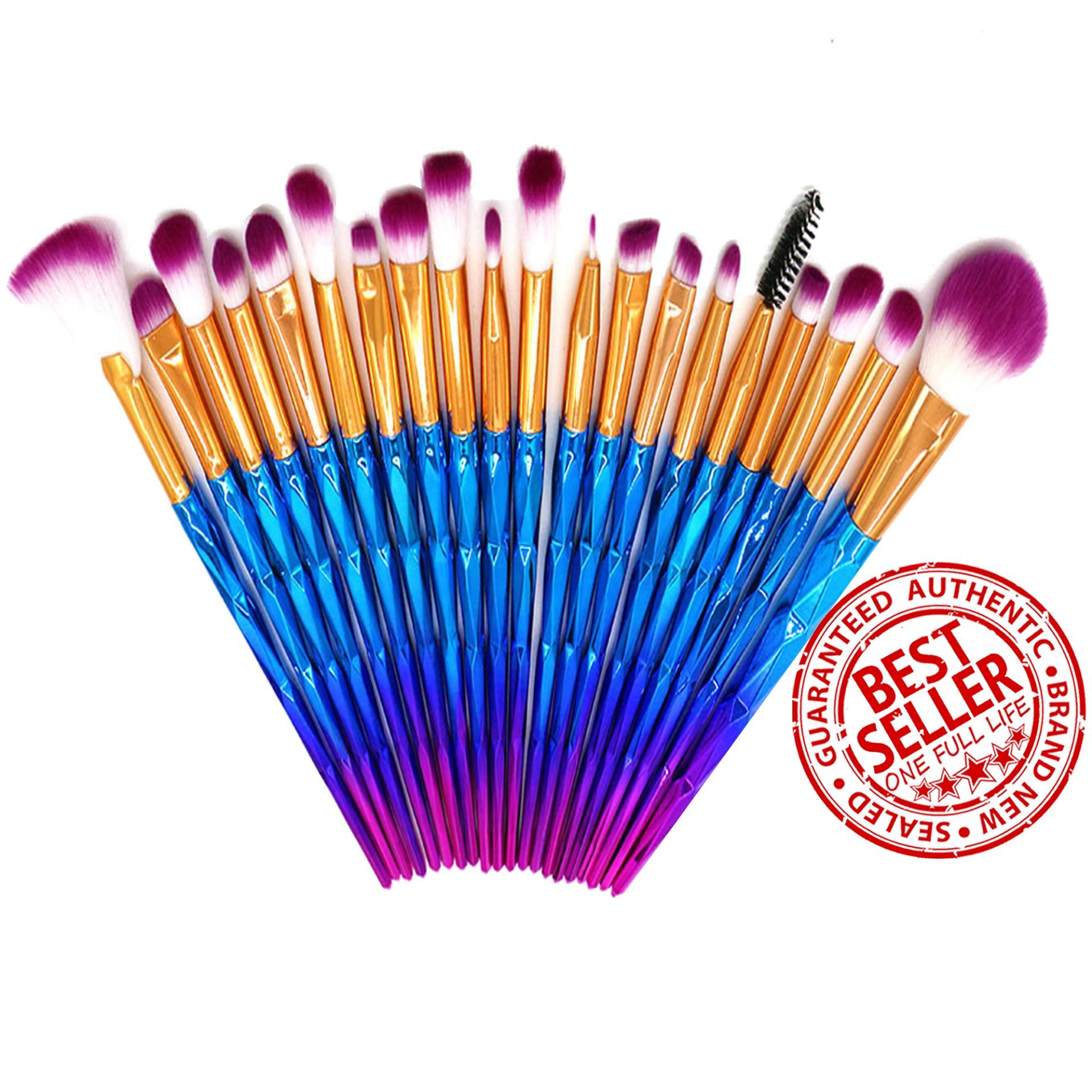 Unicorn Makeup Brush Set 20Piece RAINBOW review and price