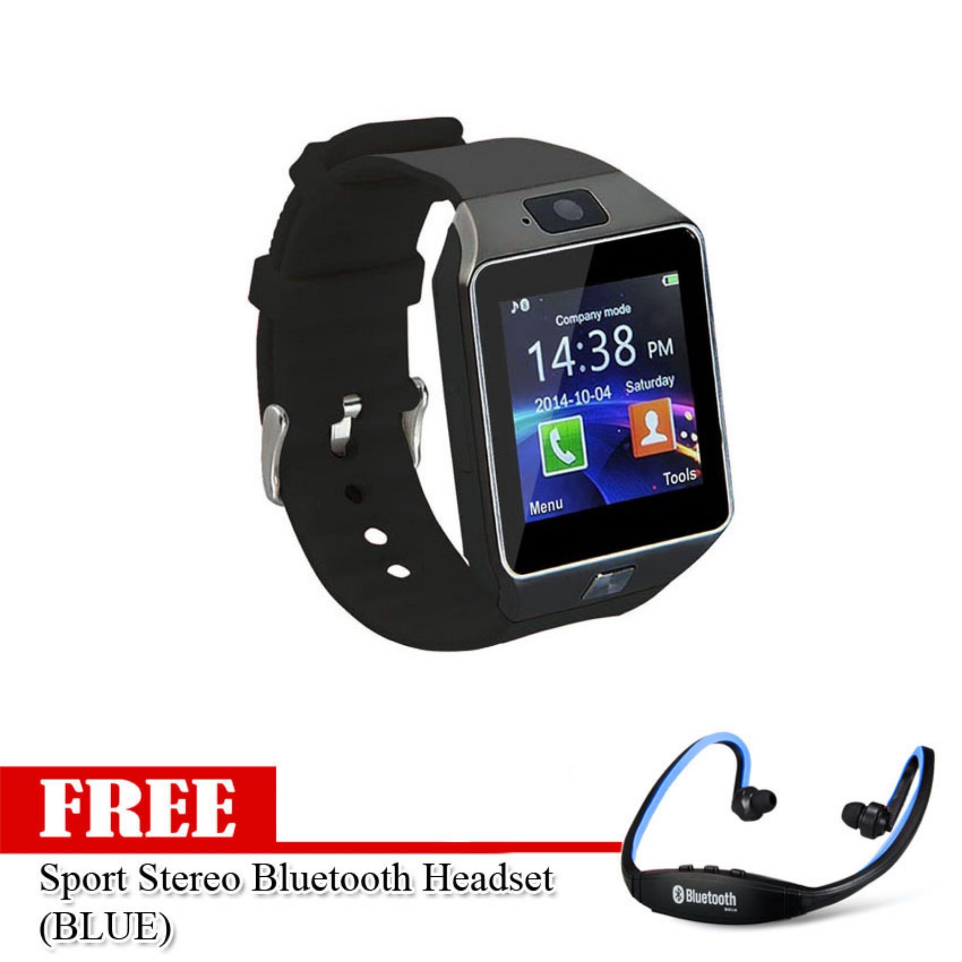 Dz-09 Smartwatch (Black) Free (Blue 