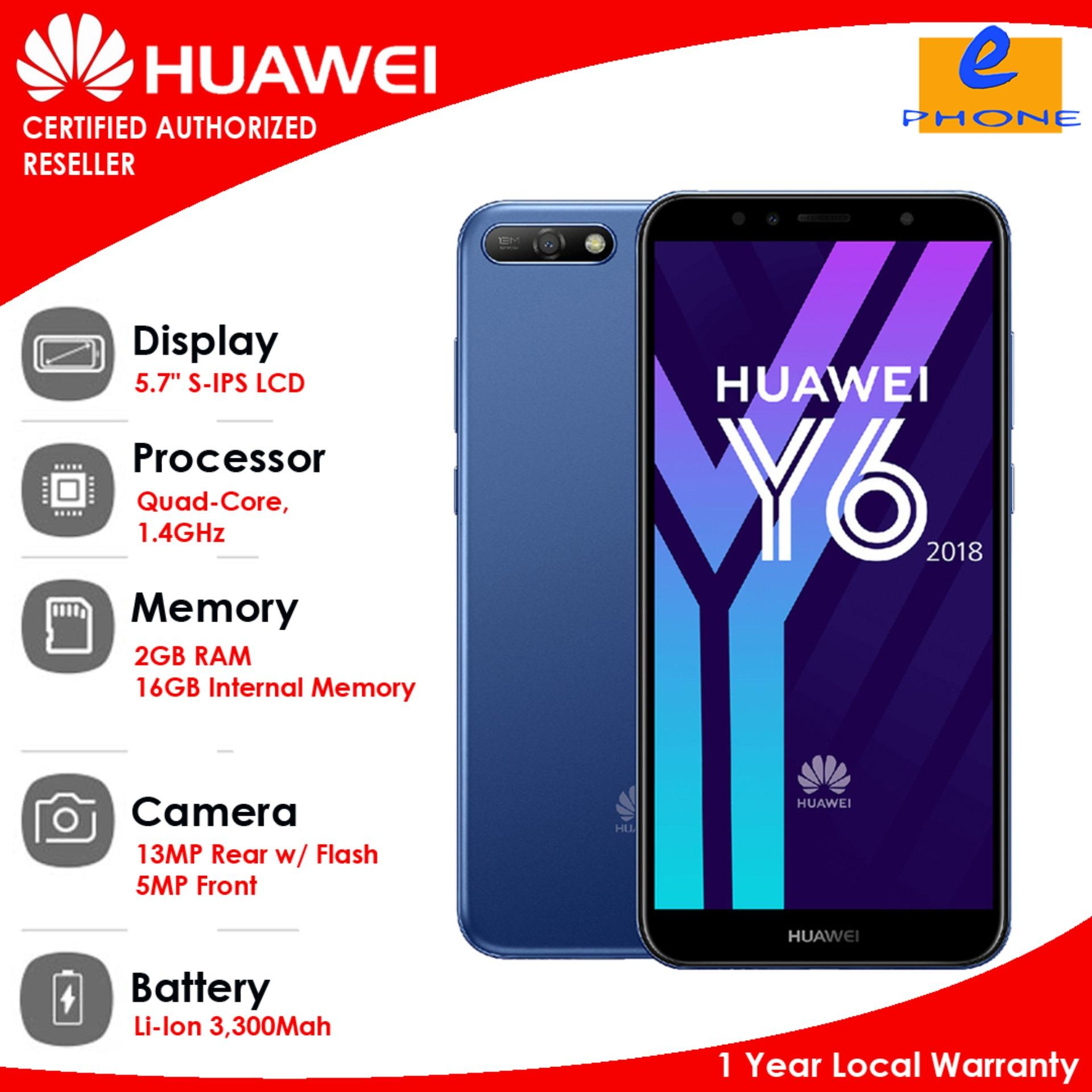 uawei Y6 2018 5.7 inches 16GBROM 2GBRAM 13MP Reae with Flash