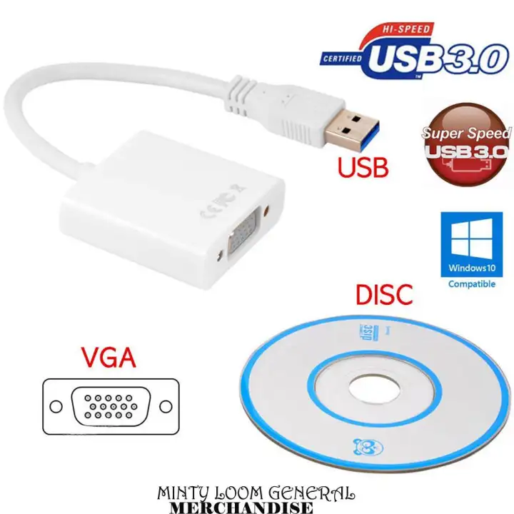 Hi Speed Usb 3 0 To Vga Hi Speed Multi Monitor External Video Card Adapter Lazada Ph