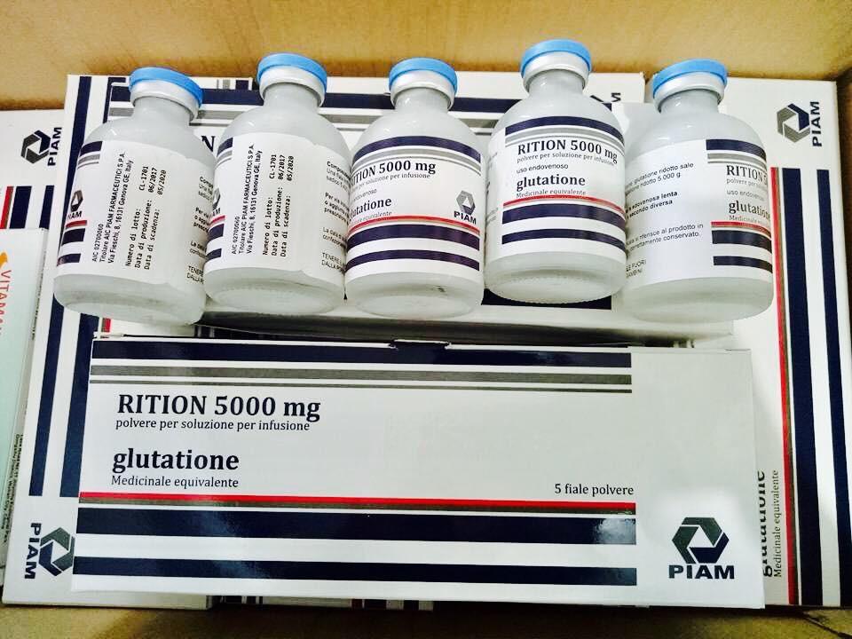 RITION 5000mg DRIP Anti-Oxidant Amino Acids Iv Supplement For Faster  Results Professional Nurse Administration Large Vial Formulation - Lazada