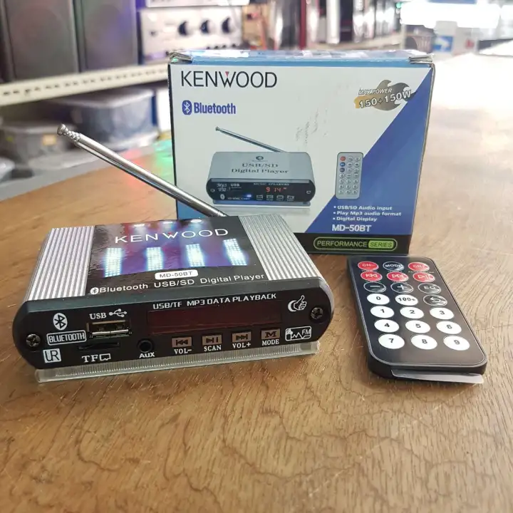 Kenwood Inspired Md 50bt Usb Sd Fm Bluetooth Digital Player