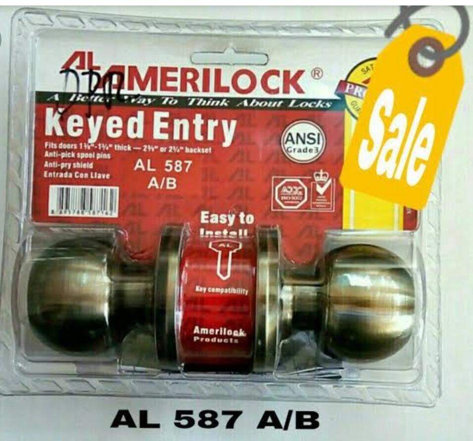 Amerilock Door Knob #587 A/B | Lazada PH