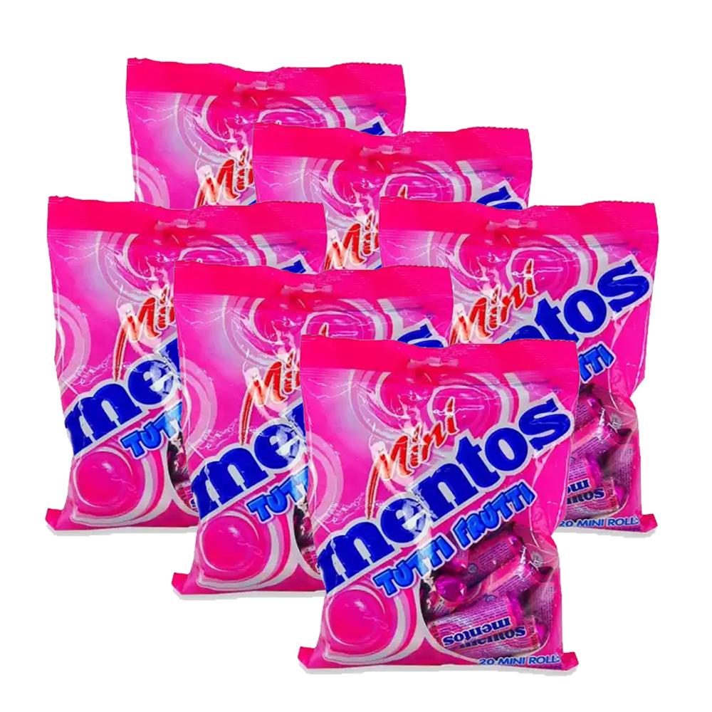 Mentos Mini Rolls Tutti Frutti 6 Pack (20's Per Pack) 