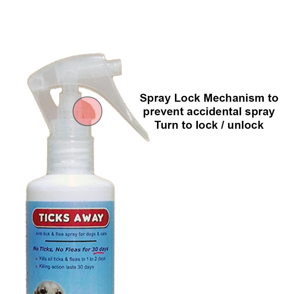 Ticks Away 1 Liter (1,000 ml) Value Pack plus 100ml bottle anti tick